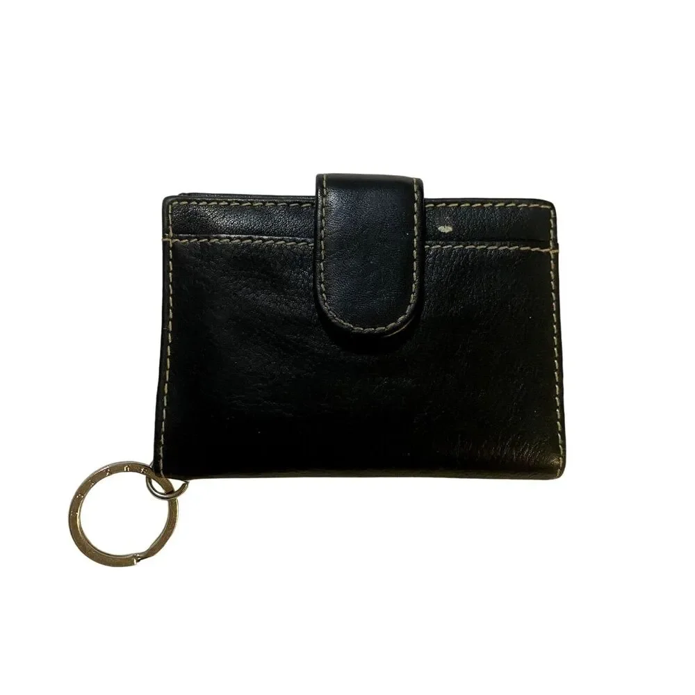 #7955 WILSON AND BUXTON Black Leather Wallets